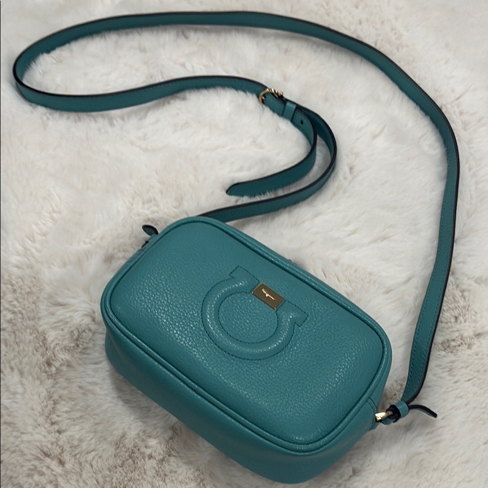 Salvatore Ferragamo Tiffany Blue Crossbody Bag